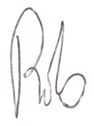 This image has an empty alt attribute; its file name is Rob_signature.jpg